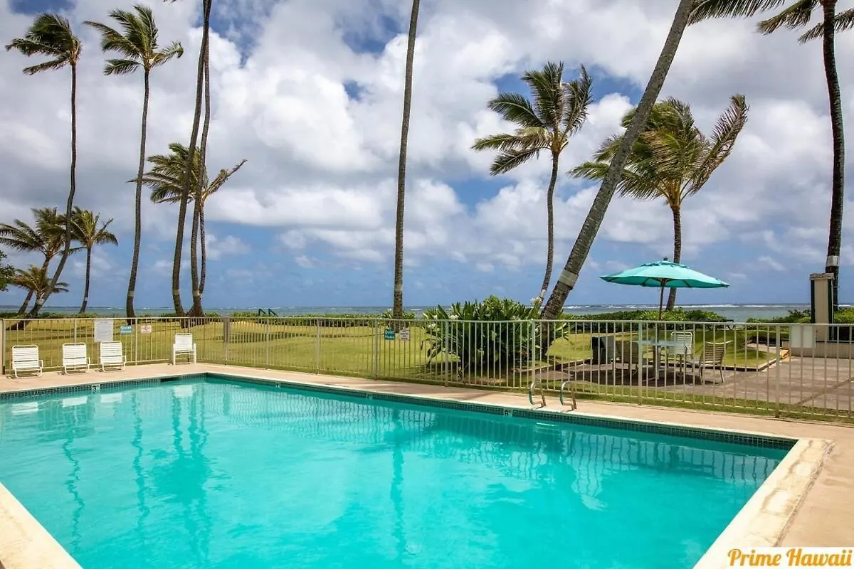 Amazing Beachfront Condo With Ac Laie بيت للعطل